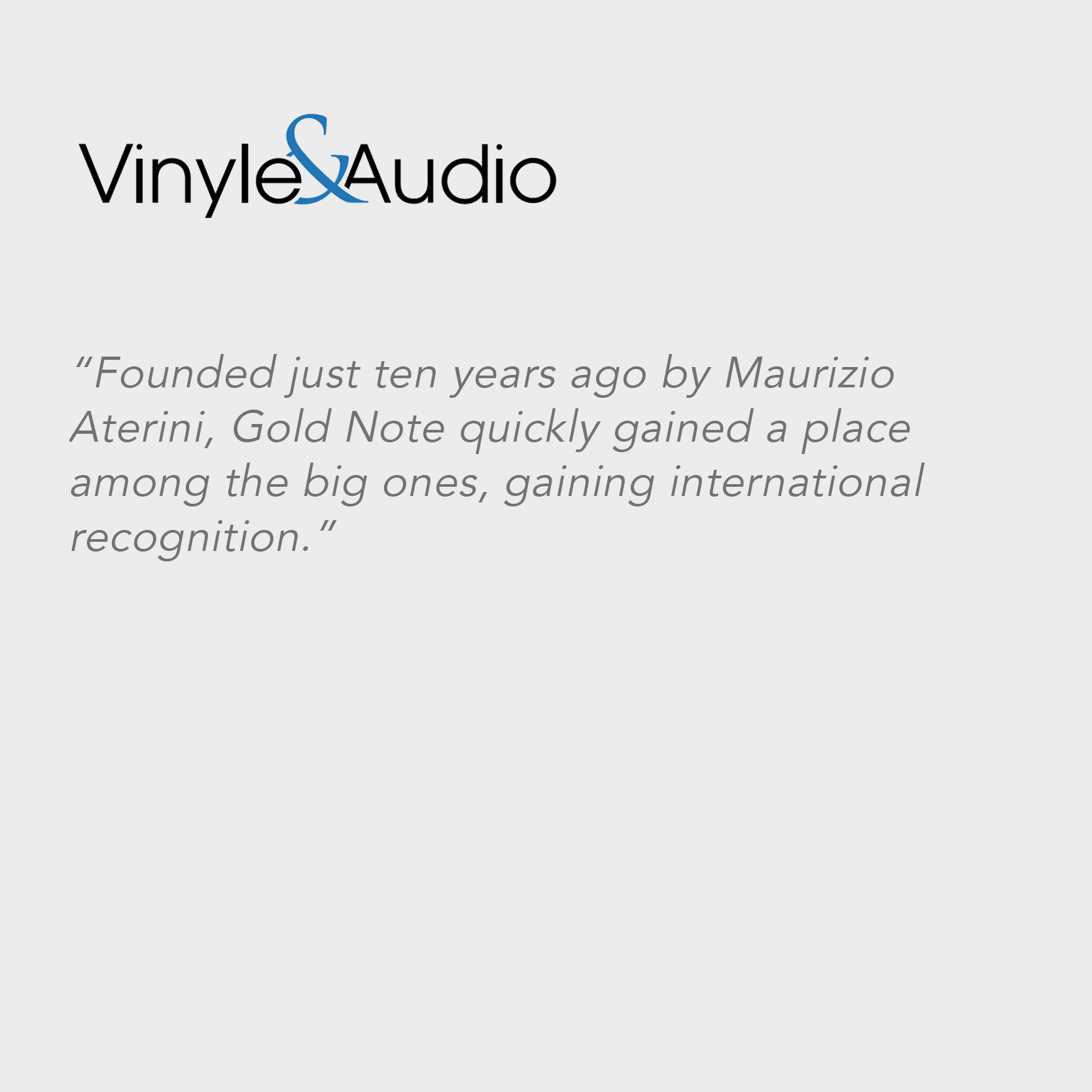 Vinyle&Audio | Mediterraneo_10th Anniversary