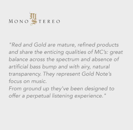 Mono & Stereo | Tuscany Gold & Red