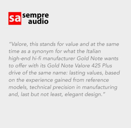 Sempre Audio | Valore 425 Plus